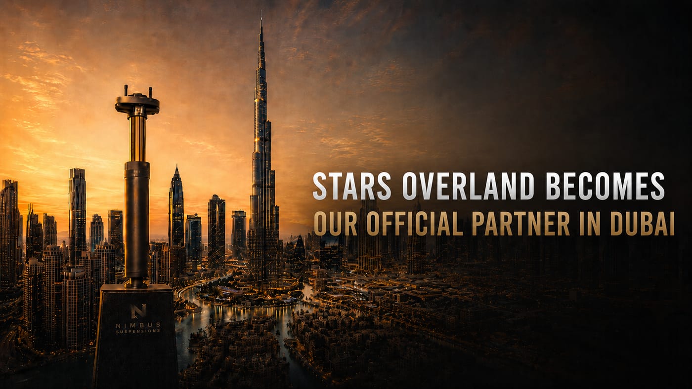 Stars Overland and Nimbus partnership visual for GCC suspension support